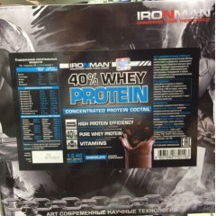 Отзывы Ironman 40% Whey Protein - 1000 г