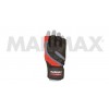 Перчатки для фитнеса MADMAX eXtreme 2nd edition - MFG-568 (Черные с красно-серыми вставками) (фото-0)
