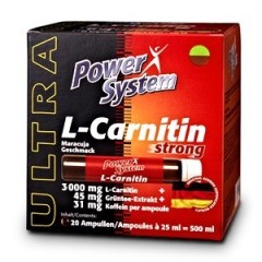 Отзывы Power System L-Carnitin Strong 20х25мл - 3000мг