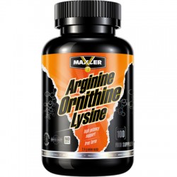 Maxler Arginine Ornithine Lysine - 100 капсул