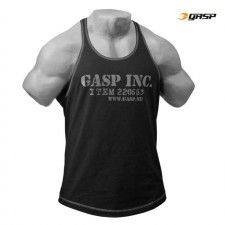 GASP Майка с глубоким вырезом Deep Cut Tank, Black