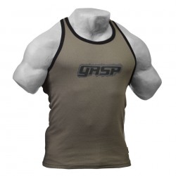 GASP Спортивная облегающая майка Hardcore Rib Tank, Washed green