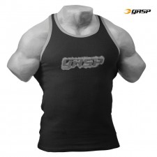 GASP Спортивная облегающая майка Hardcore Rib Tank, Black
