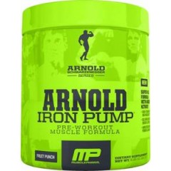 Отзывы MusclePharm Arnold Iron Pump, Fruit Punch 180g 