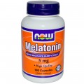 Мелатонин NOW Melatonin (3mg) - 180 капсул
