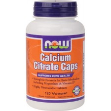 NOW Calcium Citrate - 120 капсул