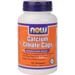 NOW Calcium Citrate - 120 капсул