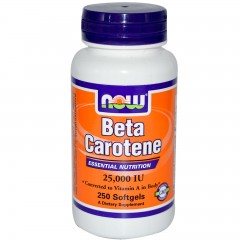 Отзывы NOW Beta Carotene - 100 капсул