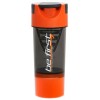 Be First  Спортивный шейкер 590 мл с доп. отсеком оранжевый (фото-0)