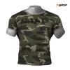 GASP Футболка GASP Ribbed Tee, Green Camoprin (фото-0)