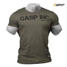 GASP Футболка Division Logo Tee, Washed Green