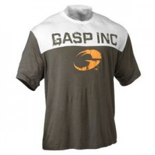 GASP Футболка Big 2-colour Tee, Dark grey/White