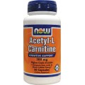 NOW Acetyl-L-Carnitine 500 mg - 50 капсул