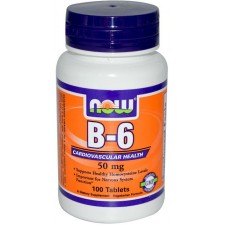 NOW Vitamin В-6 50 mg - 100 табл.