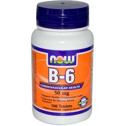 NOW Vitamin В-6 50 mg - 100 табл.