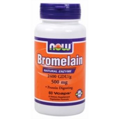 Отзывы NOW Bromelain 2400 GDU - 60 капс.(500 mg)