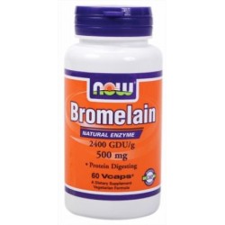 NOW Bromelain 2400 GDU - 60 капс.(500 mg)