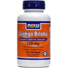 NOW Ginkgo Biloba (120 мг) 100 вег. капс.		