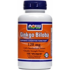 Отзывы NOW Ginkgo Biloba (120 мг) 100 вег. капс.		