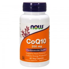 Отзывы NOW Foods CoQ10 200Mg - 60 Vcaps