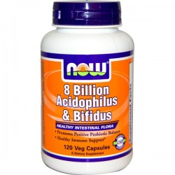 NOW Acidoph/Bifidus 8 Billion - 120 Caps