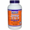 NOW Foods Omega 3-6-9 (1000mg) - 250 Softgels (фото-0)