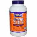 NOW Foods Omega 3-6-9 (1000mg) - 250 Softgels