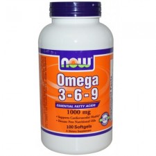 NOW Omega 3-6-9 (1000mg) - 100 gels