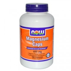 NOW Magnesium 400 мг - 180 капсул