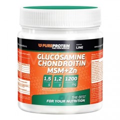 PureProtein Glucosamine Chondroitin MSM+Zn - 100 грамм