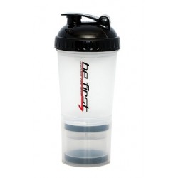 Be First шейкер - 600 мл (3 в 1 прозрачно-черный) 