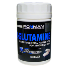 Отзывы IRONMAN L-Glutamine - 150 капсул