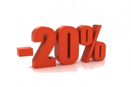 Получи скидку 20 % на весь ассортимент!