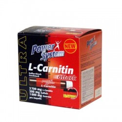 Power System L-Carnitin Attack 3600 - 20 амп x 25 ml