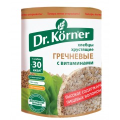 Отзывы Dr.Korner Хлебцы "Гречневые с витаминами" цельнозерновые - 100 грамм