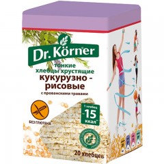 Отзывы Dr.Korner Хлебцы «Кукурузно-Рисовые» с прованскими травами - 100 грамм
