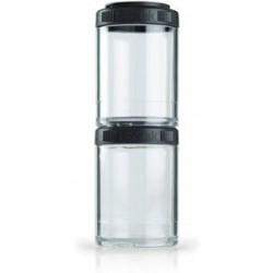 BlenderBottle GoStak - 150 мл (2 контейнера) черный