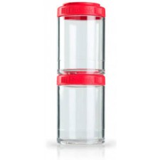 BlenderBottle GoStak - 150 мл (2 контейнера) красный