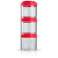 BlenderBottle GoStak - 100 мл (3 контейнера) красный