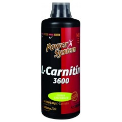 Отзывы Power System L-carnitin 3600 (144000 mg) - 1000 мл