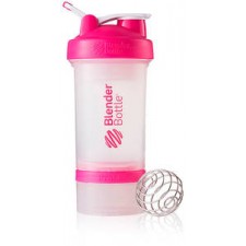 BlenderBottle ProStak - 450 мл (малиновая крышка)