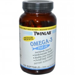 Twinlab Omega-3 Fish Oil 1000 мг - 100 капсул