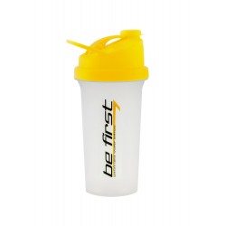 Шейкер Be First - 700 мл (с крышкой держателем-желтый)