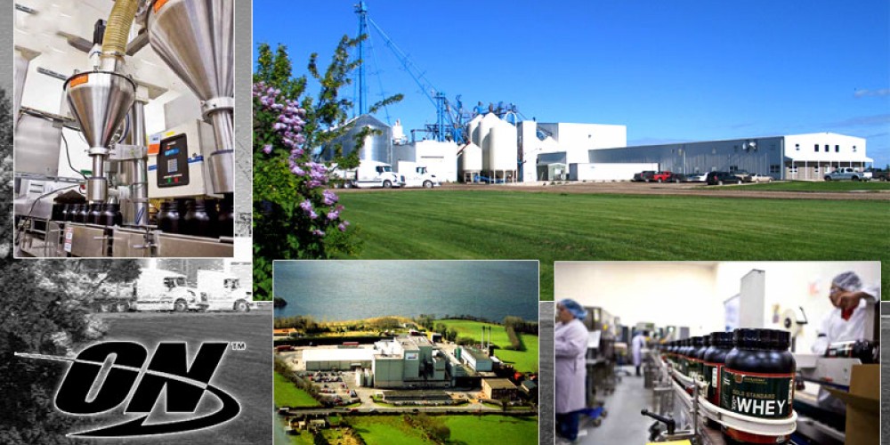 Фотографии с завода Optimum Nutrition